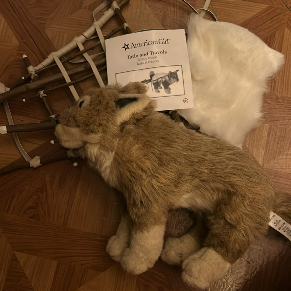 AMERICAN GIRL DOLL DOG Tatlo and Travois